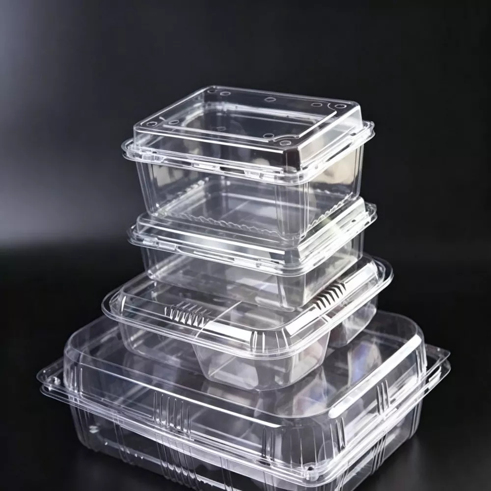 Caja de fruta de plástico de calidad alimentaria