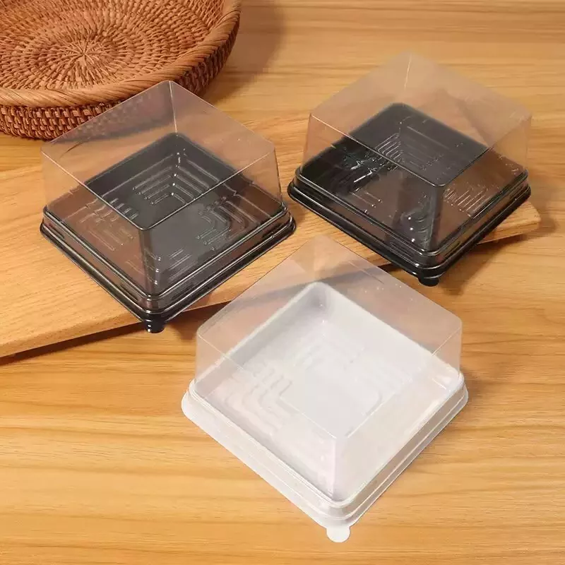 Caja de pastel termoplástica de plástico